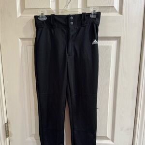 Adidas Black and White Athletic Pants